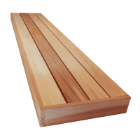 A Cedar Garden Bench Top