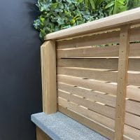 top of wall posts for cedar fencing