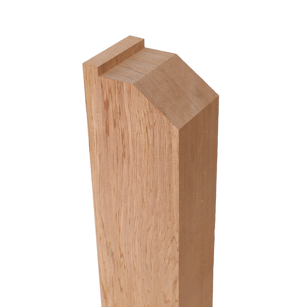 Cequence Cedar Fence Post with profiled top