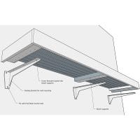 a diagram showing how floating seat brackets are fitted